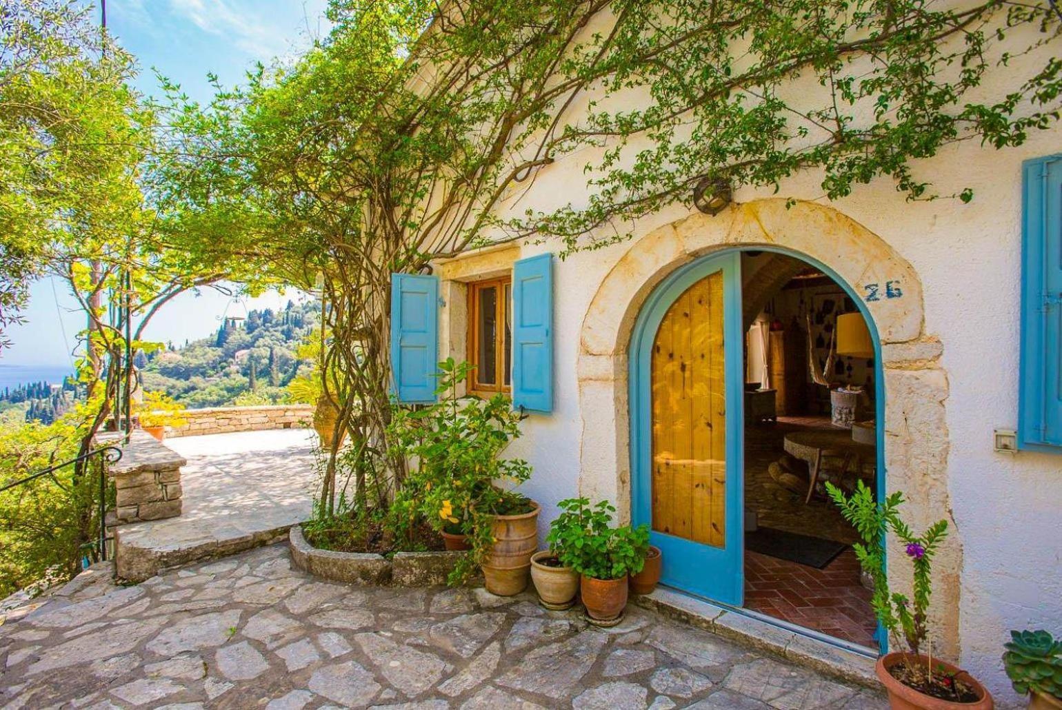Villa The Olive Press Agni Bay Extérieur photo