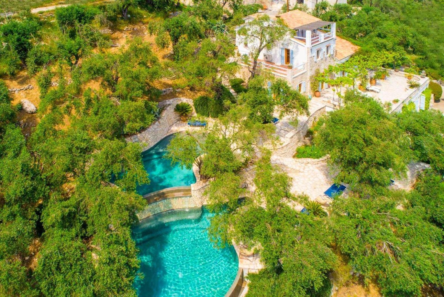 Villa The Olive Press Agni Bay Extérieur photo